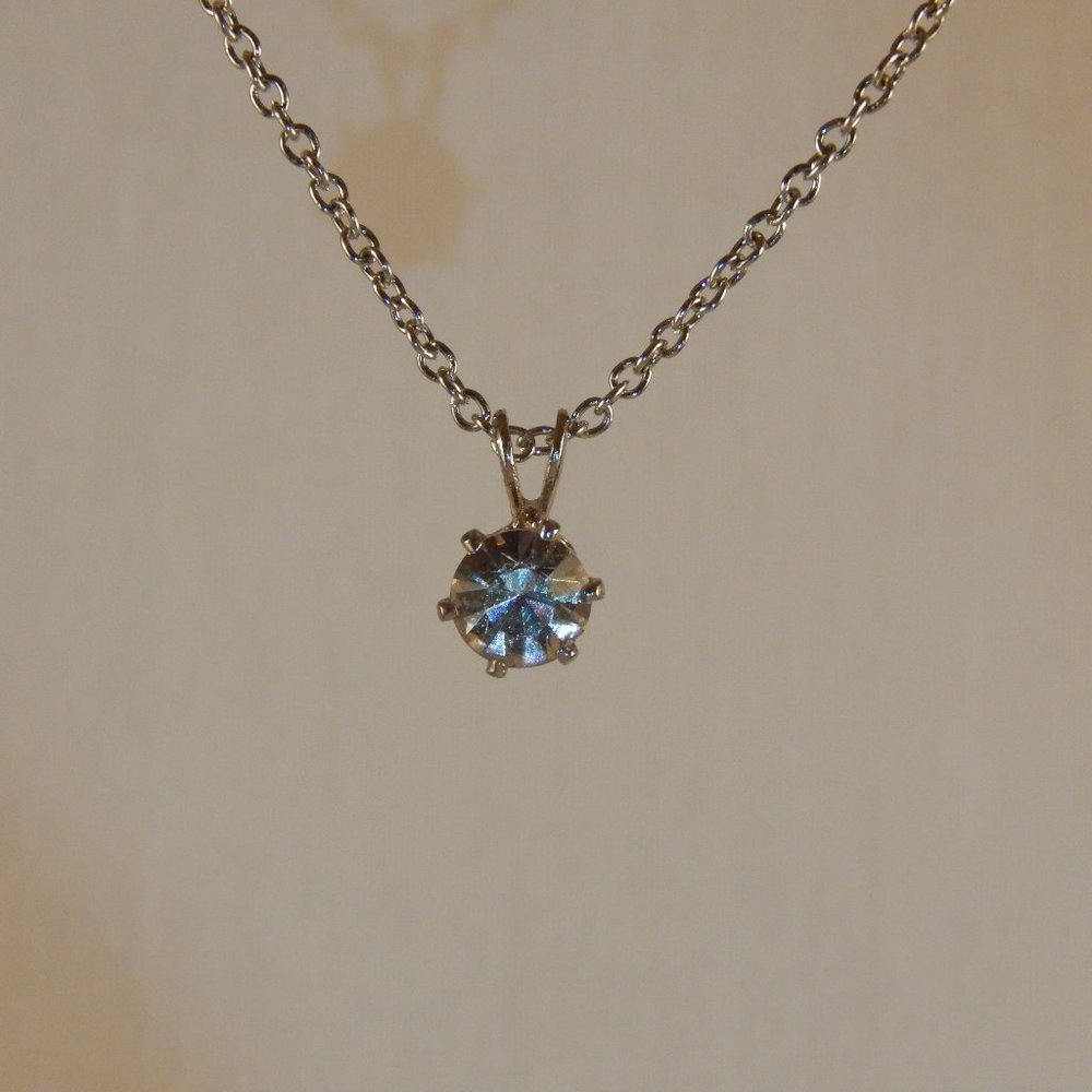 Faux Diamond Necklace